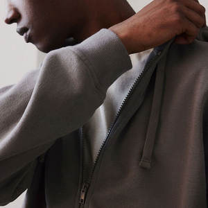 Sudadera con Capucha para Hombre, Diseño Original, 400GSM, 100% Algodón, Cierre de Cremallera, Forro Polar, Impresión Digital, Estilo Urbano Informal - Product Image 5