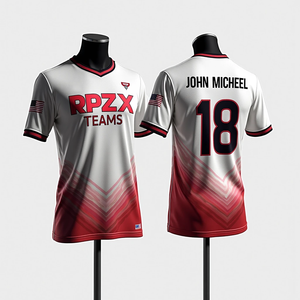 Personalizada de los hombres sublimados de softbol baloncesto fútbol pesca Jerseys transpirable cuello redondo ropa deportiva de alta calidad - Product Image 1