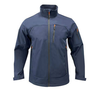 Chaquetas Ligeras de Tela Softshell con Estampado a Cuadros 100% Poliéster para Hombre, Protección y Comodidad Invernal, Diseño para Escalada y Actividades al Aire Libre - Product Image 5