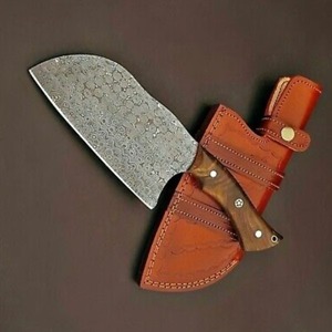 Juego de Cuchillos de Cocina Personalizados, Cuchillo de Chef Hecho a Mano con Funda de Cuero, Acero de Damasco, Ambidiestro, Apto para Lavavajillas - Product Image 4