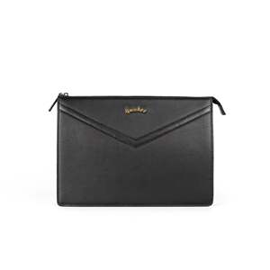 Bolso Unisex Handee En Ti 1 Ngn Da B de Cuero Genuino con Cierre de Cremallera, Estilo Normcore/Minimalista - Product Image 1