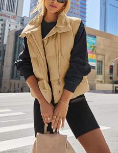 Chaquetas personalizadas de alta calidad para hombre, chalecos, chaqueta acolchada de burbujas, chaleco cálido de invierno sin mangas en stock, chaleco acolchado de diseño personalizado - Product Image 4