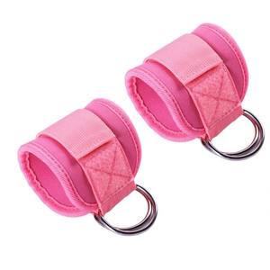 Sangle de cheville rembourrée en néoprène avec anneau en D, ceinture d'exercice haute résistance, sangle de poulie de gym pour machines à câbles - Product Image 3