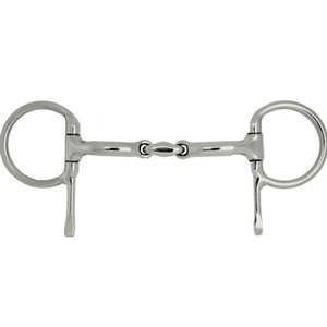 บิตม้าแบบสองข้อต่อครึ่งช้อน พร้อมปากม้าขัดเงาเรียบ สำหรับขี่ม้า - Product Image 5