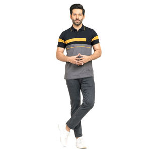 Diferentes diseños de manga corta, último diseño, polos hechos a medida para hombres, polos de talla grande para hombres - Product Image 4
