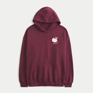 Sweat à capuche imprimé bouffant personnalisé surdimensionné pour femmes, pull lourd Streetwear à la mode, 100% coton, décontracté sur le devant, hiver - Product Image 3