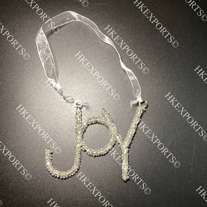 Ornements et décorations suspendus d'arbre de Noël perlés multicolores fabriqués à la main Décor de vacances festif - Product Image 4