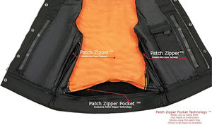 Diseño personalizado profesional cómodo tela hombres al aire libre desgaste Chaleco de cuero moto invierno chalecos sin mangas - Product Image 6