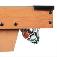 Ensemble de billard miniature personnalisable, table de billard de table avec rails en bois, coussin en coton, queues, billes et triangle - Marque IRIS