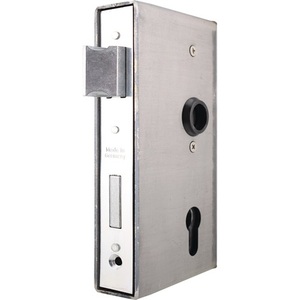 Cerradura Bever Box 400401P DIN Izquierda/Derecha PZ para Tubos de 40mm y 55mm de Espesor, para Cercas, Enrejados y Puertas - Product Image 1