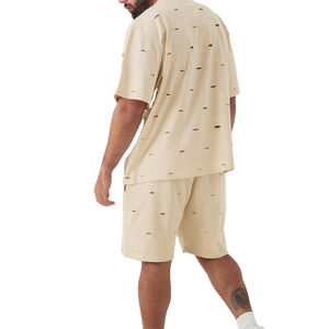 High Quality Men's Oversized Casual T-Shirt Drop Shoulder Heavy Cotton Short Sleeve Unisex Distress Printed <b>Blank</b> Heavyweight - Product Image 5