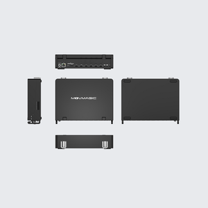 Movmagic MF10 Conmutador de <span class=keywords><strong>video</strong></span> HD MI de 5 canales Pantalla de 10,1 pulgadas Caja de metal plegable Mezclador de <span class=keywords><strong>video</strong></span> con capacidad de 8 capas - Product Image 6