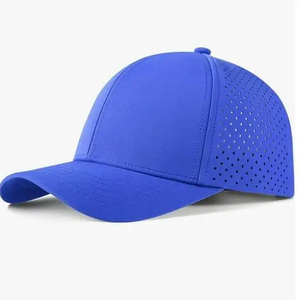 Lot de 100 casquettes de golf sportives découpées au laser à 7 panneaux, personnalisables, avec cordon, imperméables, en tissu, ajustables, unisexes, à visière plate, vente en gros - Product Image 3