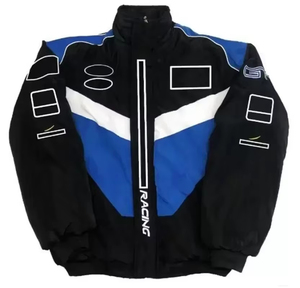 Venta al por Mayor de Camisetas de Verano para Hombre, Estilo Motociclista, NASCAR, F1, con Bordado Personalizado, Talla Grande, Transpirables, 100% Algodón - Product Image 2