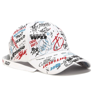 Gorra de béisbol personalizada de 100% algodón para hombre, gorra deportiva con estampado de sublimación de 6 paneles con logotipo personalizado, gorra de béisbol para hombre - Product Image 4