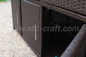 Accesorios para el hogar para interiores y exteriores, muebles de mimbre de ratán, gabinetes de oficina para sala de estar hechos de material duradero - Product Image 4