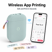 Imprimante d'étiquettes thermique portable Bluetooth AIYIN D11 Mini 203dpi sans encre rechargeable pour l'organisation à domicile et au bureau
