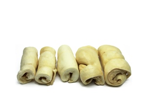 Rollos de mejillas de ternera orgánicos naturales de la mejor calidad, alternativa de cuero crudo súper grueso, palitos para masticar perros Premium, aptos para alimentos - Product Image 1