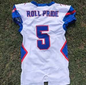 OEM เครื่องแบบอเมริกันที่กำหนดเองราคาถูกเสื้อฟุตบอลที่กำหนดเองอเมริกันชุดฟุตบอล - Product Image 5