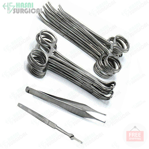 Vente entière de haute qualité en acier inoxydable réutilisable Instruments de laparotomie Ensemble de chirurgie Instrument chirurgical Meilleures ventes - Product Image 6