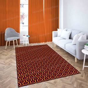 Chic Floral Printed <b>Rug</b>, Modern Design for Entryway or Bedroom,<b>Chenille</b> <b>Rug</b> - Product Image 2