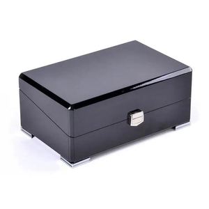 Gỗ Winder tổ chức Hộp Quà Tặng màu nâu hiển thị trường hợp doubl sang trọng <span class=keywords><strong>Casio</strong></span> cho nam giới bao bì thực sự mịn Đóng gói hộp đồng hồ bằng gỗ - Product Image 3