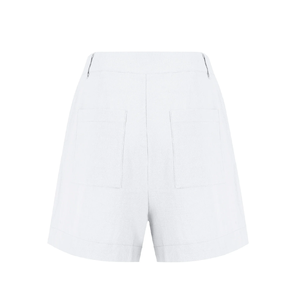 Short chino respirant de qualité supérieure pour femmes, couleur unie, coupe régulière, design personnalisé, tenue décontracté, grande taille, Spandex/coton - Product Image 6