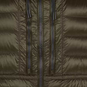 Veste d'hiver matelassée à capuche pour homme avec col montant respirant et à séchage rapide, tissu polyester/nylon, doublure en coton, fermeture éclair - Product Image 4