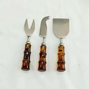 Acacia Wood & Resin Handmade Portable Type Flatware Set Kitchen Set <b>Chopsticks</b> Cutlery Set - Product Image 6