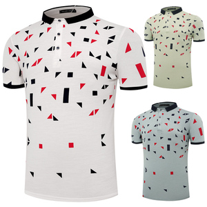 T-shirt polo pour hommes de haute qualité à manches courtes Logo personnalisé T-shirt décontracté coton polyester mélangé doux respirant mode d'été - Product Image 2