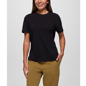 Estilo caliente verano Mujer cuello redondo Camiseta nuevas camisetas de verano moda manga corta suelta estilo de longitud media EXPORTACIÓN DE BD - Product Image 3