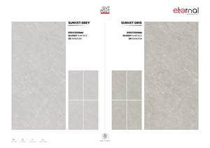 Carreaux polis sans fin en porcelaine brillante 600x1200 | Carreaux de mur et de sol haut de gamme grand format 24x48 | Designs d'exportation modernes durables - Product Image 3