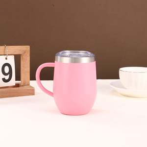 Vaso Térmico de Acero Inoxidable de 320 ml al por Mayor, Vaso de Viaje con Aislamiento al Vacío de Doble Pared, con Tapa y Asa - Product Image 5