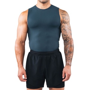 เสื้อกล้ามออกกำลังกายทรงสลิมฟิต ยืดหยุ่นได้ ระบายอากาศดี ผลิตจากผ้าอีลาสเทน เหมาะสำหรับวิ่ง โยคะ และกีฬาอื่นๆ ลดราคาช่วงซัมเมอร์ ขายส่ง - Product Image 1