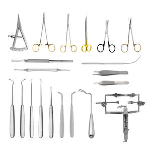 Gran oferta, fuente de alimentación Manual, juego de instrumentos de cirugía plástica, reparación de paladar hendido y base de elevación de frente, instrumentos quirúrgicos - Product Image 1