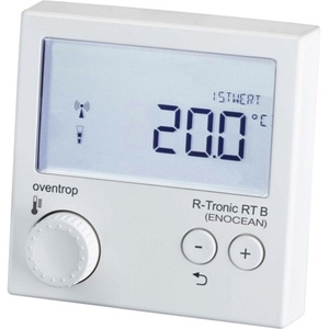 Termostato Inalámbrico OV R-Tronic RT B EnOcean para Hogar Inteligente, Color Blanco - Product Image 1
