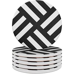 Vente en gros de tapis de dessous de plat en silicone nid d'abeille prêt à expédier sous-verre à boire rapide avec tampon de diatomite absorbant l'eau pour bar cuisine - Product Image 4