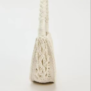 Wholesale INS Fashion Women Straw Beach <b>Crochet</b> Macrame Cord Bag Bohemian Moroccan Cotton Rope <b>Thread</b> - Product Image 1