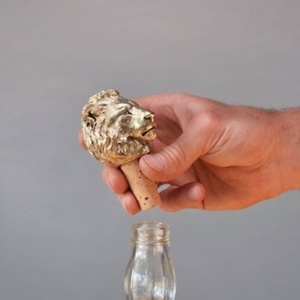 H.M.A Handicrafts bouchon de bouteille en métal pour base en liège de vin pièce finie à la main pour décor de bar et fermeture classique - Product Image 2