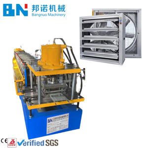 Automático HVAC Air <span class=keywords><strong>Duct</strong></span> Smoke Damper Frame Roll formando máquina - Product Image 1