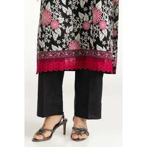 IUSTKSD-2052 Conjunto Casual de Verano de 3 Piezas con Estampado y Detalles Bordados para Damas de Oficina - Product Image 2