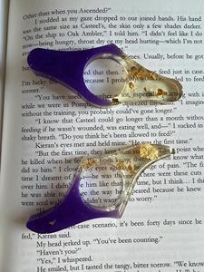 Soporte para páginas de libros de resina, agarre para los dedos, accesorio de lectura duradero y cómodo, perfecto para libros, materiales de estudio, diarios y novelas - Product Image 4