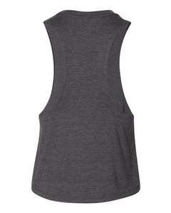 Femmes décontracté Yoga femmes Focus recadrée débardeur BELLA + toile femmes Racerback recadrée débardeur 6682 t-shirt débardeurs respirant - Product Image 2