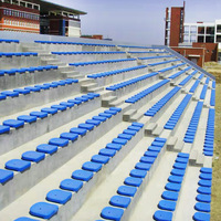 Chaise de stade durable de haute qualité seau en plastique diverses couleurs projets extérieurs Escuela De Gimnasia avec un design élégant