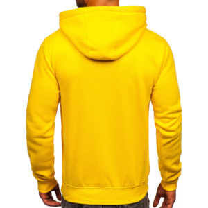 Sweat à capuche épais et lourd en coton French Terry pour homme, coupe classique, épaules tombantes, hiver, couleur unie, respirant, technique brodée, avec logo personnalisé - Product Image 3