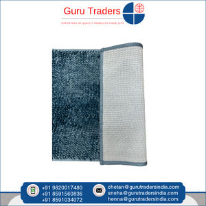 Machine Made 100% Polyester Non Slip Gel Backing Anti Skid Solid Pattern Bath <b>Mat</b> Available at Affordable Market Price - Product Image 2