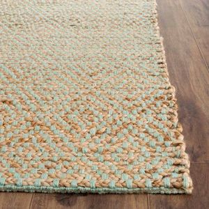 Tapis en paille de jacinthe d'eau lavables, durables et écologiques, pour la décoration moderne et élégante de la salle à manger, couleur personnalisable - Product Image 4
