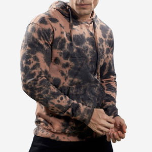 Sweat à capuche de qualité supérieure personnalisé Tie Dye Portable Best-seller avec tissu solide et dernier modèle d'impression de style - Product Image 4