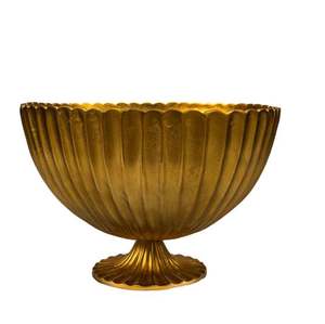 Jarrón Moderno de Hierro con Forma de Urna en Acabado Dorado para Hogar y Bodas, Resistente al Óxido, Brillante, Centro de Mesa - Product Image 2