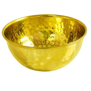 Vente en gros de vaisselle pour la maison bol de service pour desserts bol de qualité supérieure en métal doré fait main bol porte-bonbons à bas prix - Product Image 3